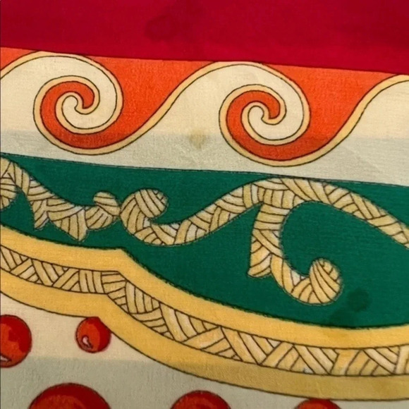 Cornelia James Vintage Sea Shell Silk Scarf - Picture 5 of 7